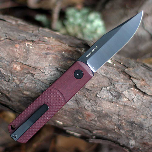 Boker Germany ADK BRLW 110673 CPM MagnaCut PVD drop point — 2.52 in, 2.15 mm thick, flat grind, 62 HRC, Solingen Germany