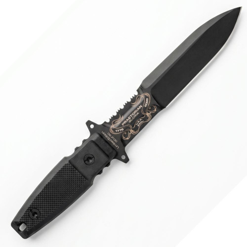 Extrema Ratio Praetorian Gloria U.S.A. 250th — 7" Böhler N690 black burnished fixed blade with black G10 handle