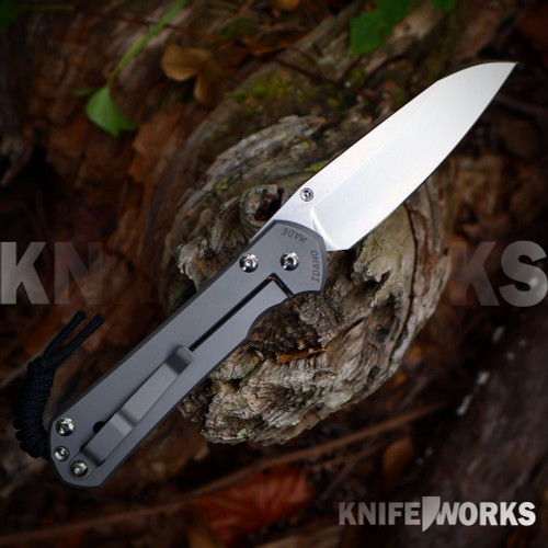 Chris Reeve Sebenza 31 L31-1508 CPM MagnaCut Insingo — hollow grind, 3.61 in, 0.12 in thick, 63-64 HRC, stonewashed, plain edge
