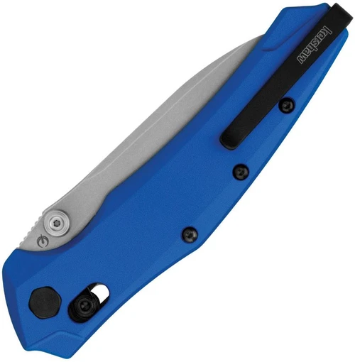 Kershaw Bareknuckle DuraLock Blue Anodized Aluminum Handle Detail View