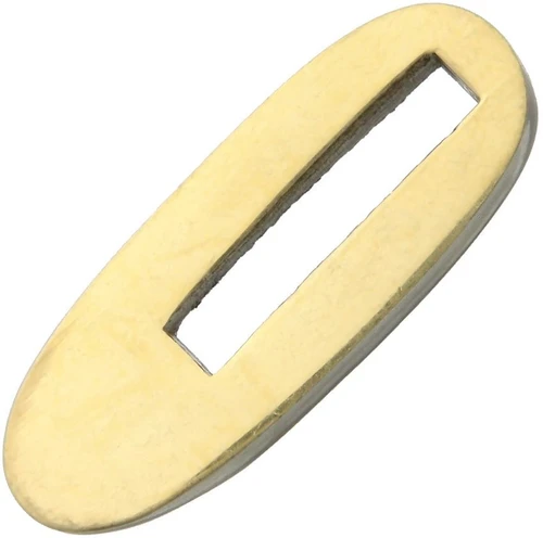 Brass Guard BL011G 1.63 Inch Knifemaking Component Front View