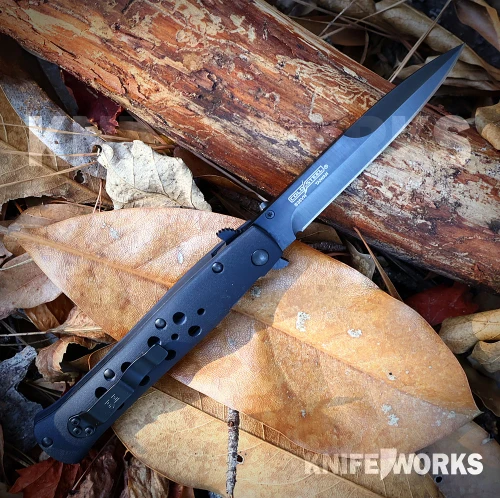 Cold Steel Ti-Lite 4in CS-24C4 S35VN DLC Spear Point Blade Open Detail View
