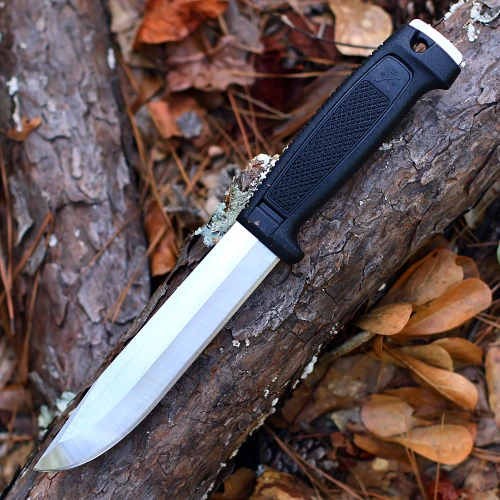 Morakniv Mörkret (S) - 6.0" 14C28N Stainless Steel Full-Tang Survival Knife, Power Touch Grip - 14557