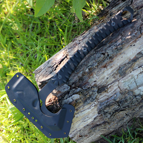 D2 Tool Steel Black Combat Axe