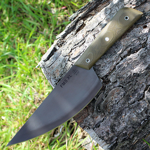 Longhorn Bowie Black River Wash Knife - TOPS Knives Tactical OPS USA