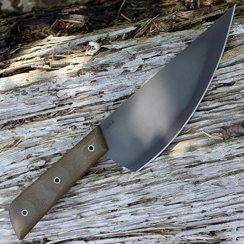 Longhorn Bowie Black River Wash Knife - TOPS Knives Tactical OPS USA