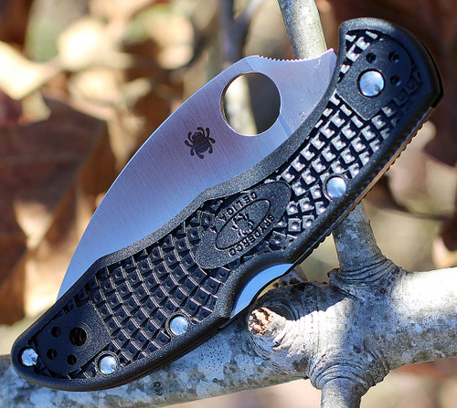 Spyderco C11FSWCBK Delica 4 Wharncliffe SpyderEdge