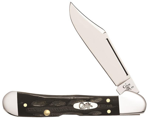 Case 65022 Mini CopperLock, Jigged Buffalo Horn (BH1749L SS)