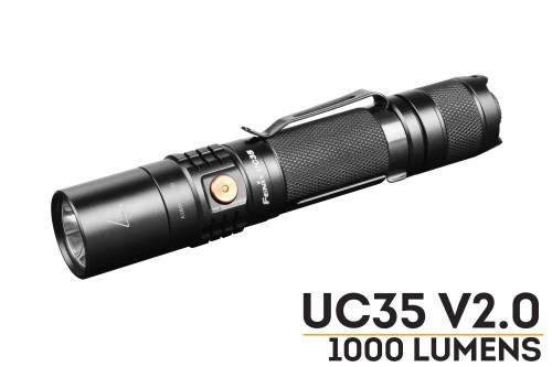 Fenix UC35 V2.0 LED Rechargeable Flashlight - 1000 Lumens FX-UC35V2.0
