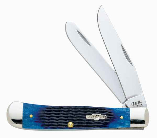 Case Trapper | Rogers Jig Navy Blue Bone| Knifeworks