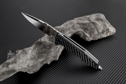 Artisan Predator ATZ1706PCF, 3.74" S35VN, Carbon Fiber Handle