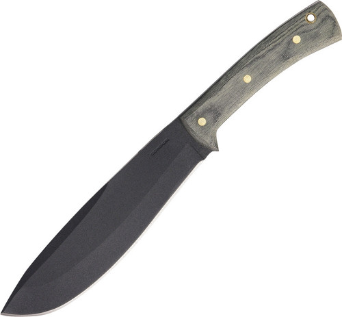 Condor 2348HC Solobolo Knife, 8" 1075 Plain Blade, Green Micarta Handle