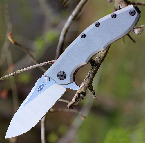 Kershaw Knives: Lucha - All Steel Butterfly Knife - CPM-20CV - Stonewashed  - KVT Bearings - 515020CV