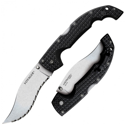 Cold Steel XL Voyager Vaquero - Blk Griv-Ex Folder (5.5" AUS10A ) 29AXVS