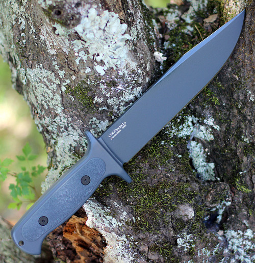 Cold Steel Drop Forged Survivalist  (36MH) 8" 52100 High Carbon Gray Clip Point Plain Blade, 52100 High Carbon Gray Handle