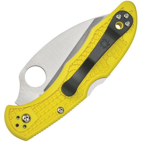 Spyderco Salt 2 Wharncliffe C88SWCYL2 serrated blade open