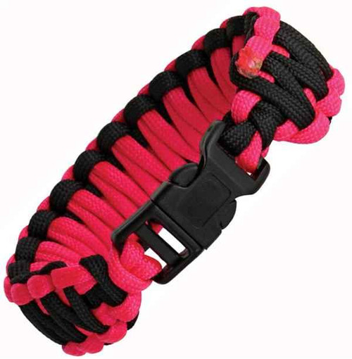 Nylon Pink Paracord Bracelet Craft Kit