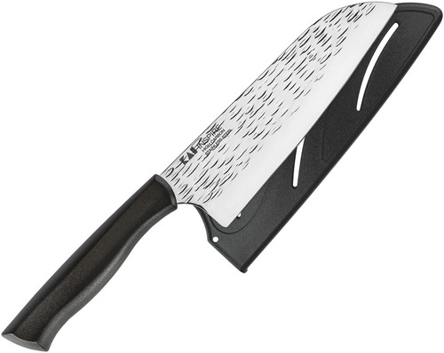 Kai Pure Komachi 2 Black Santoku Knife with Sheath, 6.5-Inches