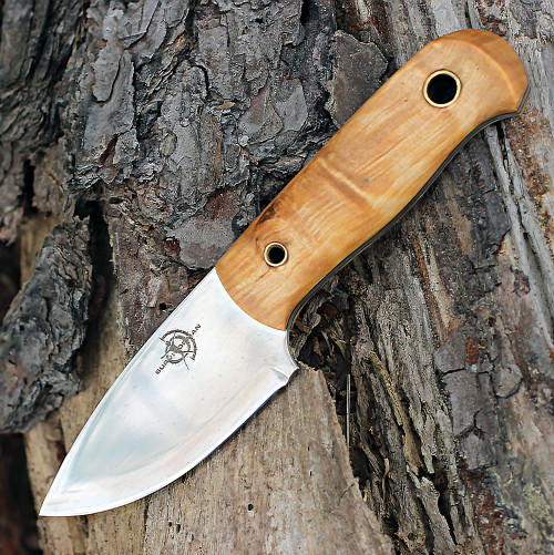 Helle Mandra 620, 2.72" Tripple Laminated SS, Cury Brich & Vulcan Fibre Handle