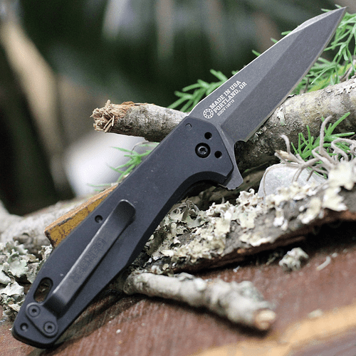 Gerber Fastball 30-001612,  3" S30V Wharncliff Blade, Black Aluminum Handle