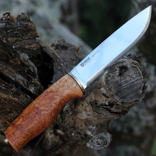 Helle Knives: Dele - Outdoor Chef Knife - Polished 12C27 Stainless