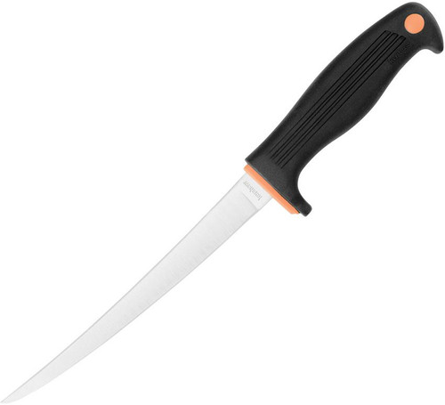 Kershaw 1257 Clearwater Fillet 7 inch trailing point knife profile view.