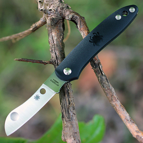 Spyderco Roadie Black C189PBK Open