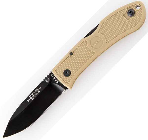 個人装備 Ka-Bar 3052 Desert Mule Knife KA-BAR Desert MULE Folder Heavy Duty Plain Edge 4