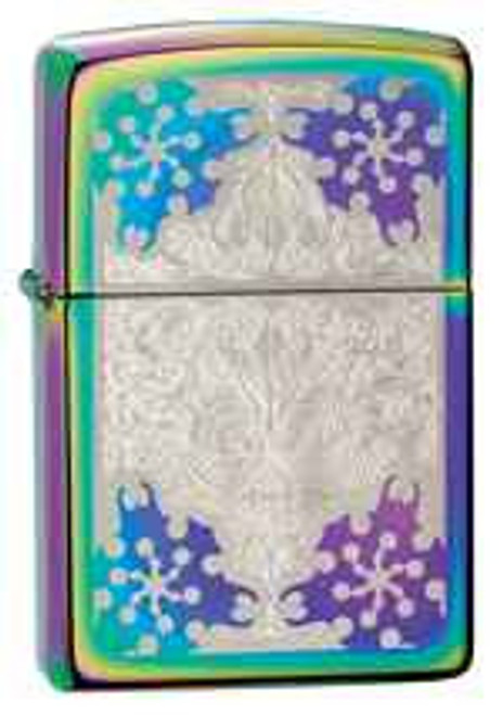 Zippo Z28468 Classic, Floral Geometric, Spectrum