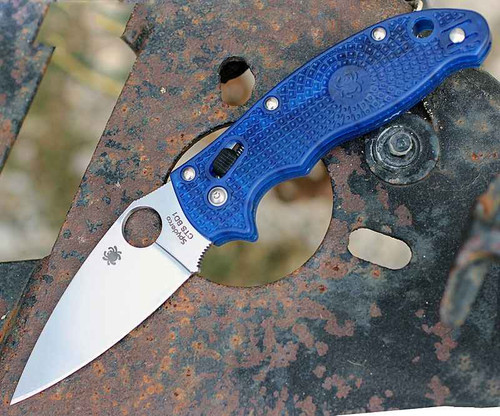 Spyderco Manix 2 - Blue FRCP (3.37" Satin CTS BD1N) C101PBL2