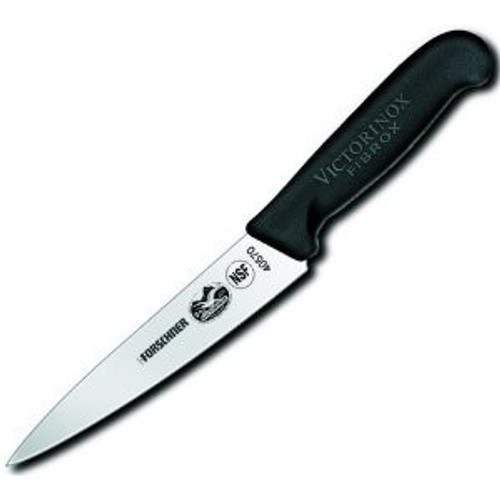 Forschner 6 in. Chef's Knife, 1 1/4 in wide at Black Fibrox Handle