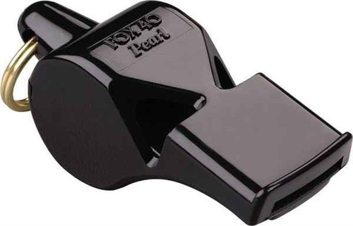 Fox 40 Pearl Safety Whistle, Black, Also includes lanyard