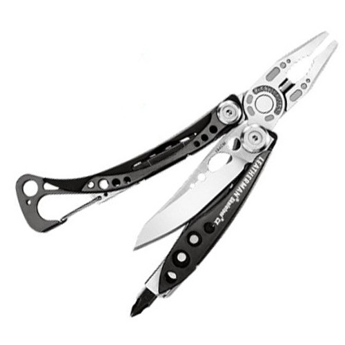 Leatherman 830849 Skeletool CX, Black Anodized Aluminum Handle - (7 TOOLS)