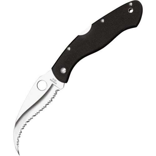 Spyderco (C12GS) CivilianÂ® Â 4.125" VG-10 SpyderEdge Blade, G-10 Handle