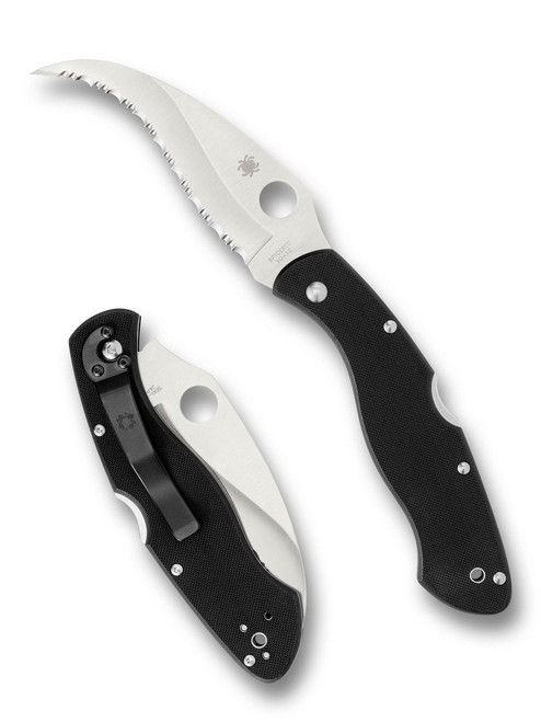 Spyderco (C12GS) Civilian®  4.125" VG-10 SpyderEdge Blade, G-10 Handle