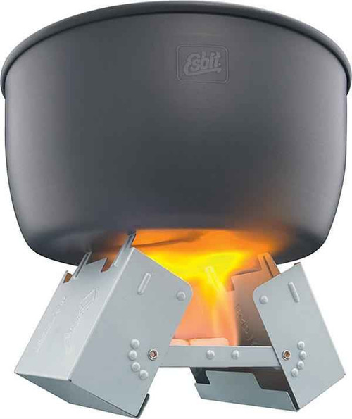 Esbit Large Pocket Stove Including 12x14 Solid Fuel Tablets