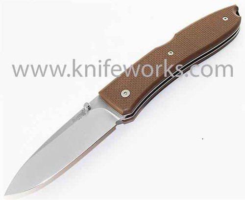 Lion Steel Big Opera, 3.54 in D2 Steel Blade, Sand G-10 Handles