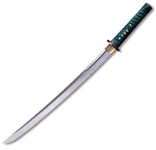 Cold Steel CS88DW Dragonfly Wakazashi, 22" 1055 High Carbon Steel Blade, Ray Skin Handle, Wood Scabbard