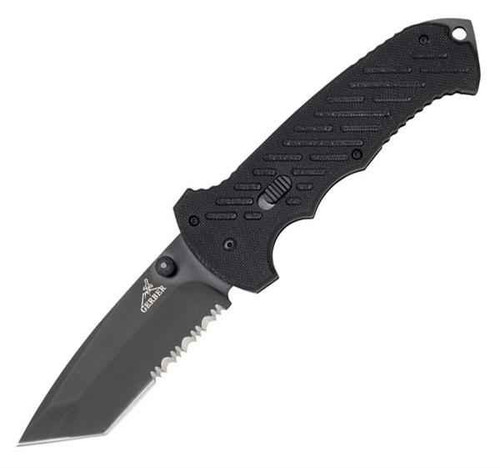 Gerber 118 '06 F.A.S.T.-AO, 3.8" 7Cr17MoV Plain Blade, Black G-10 Handle