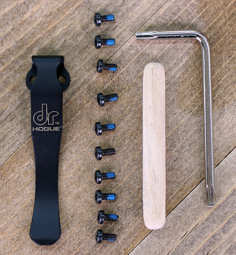 Doug Ritter RSK® Mk1-G2 Black Pocket Clip & Torx Screw Kit