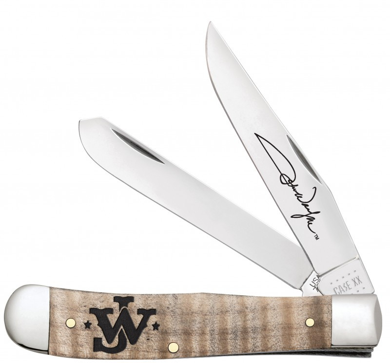 Case Trapper 10708 John Wayne Smooth Natural Curly Maple (7254 SS)
