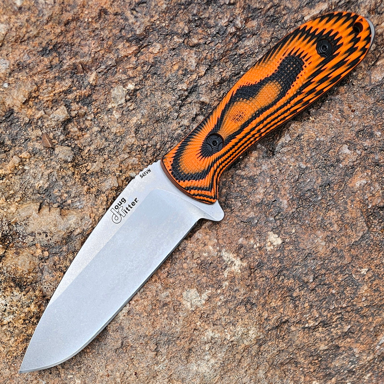 クリッター プリズマ プリシク DKC Doug Ritter RSK® Mk3-G2 - Knifeworks Exclusive - Orange & Black G