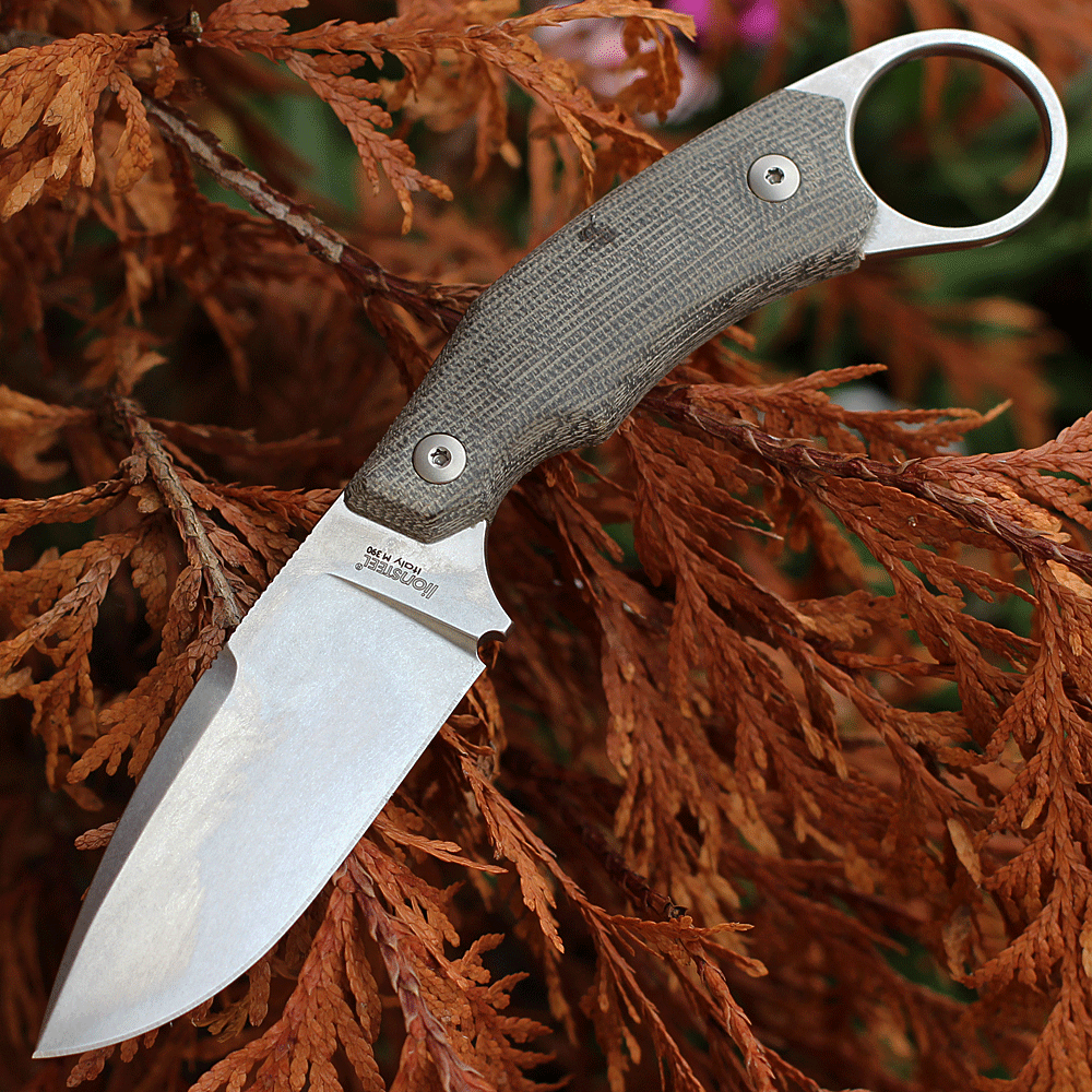 LionSteel | H2 CVG | Green Canvas Micarta | Knifeworks