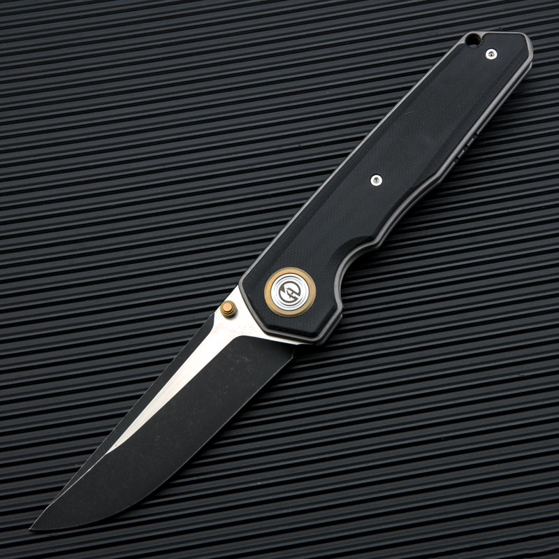 Maxace Samurai Folding Knife | Black G-10 MSM05 | Knifeworks