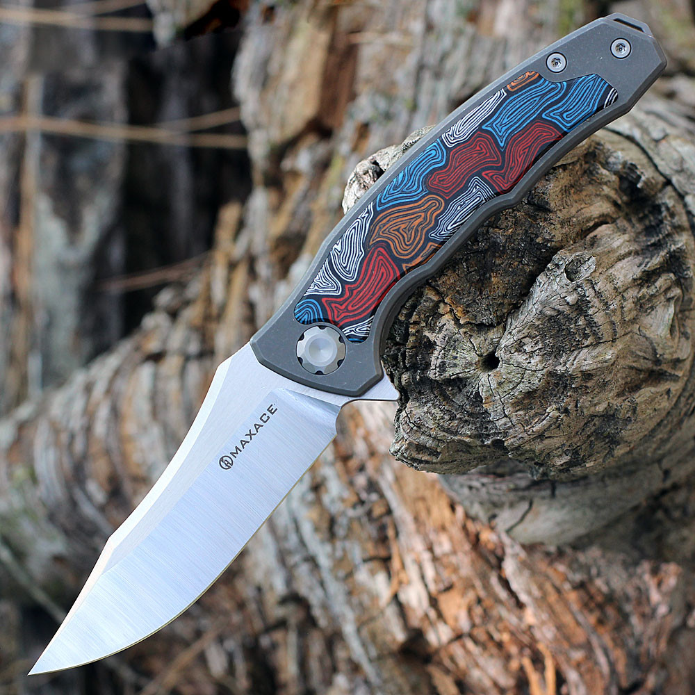 Maxace Halictus 2.0 | MHLT203 Ti + G10 | Knifeworks