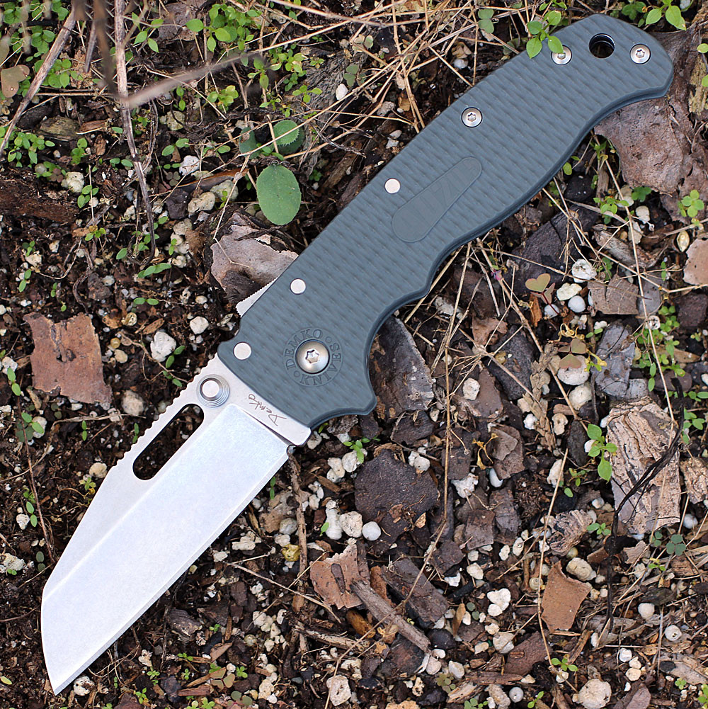Demko AD20.5 Shark Lock | Gray Shark Foot | Knifeworks