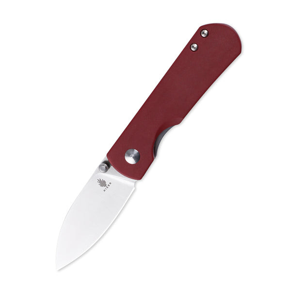 Kizer Yorkie M390 Red Micarta Drop Point KI3525S1