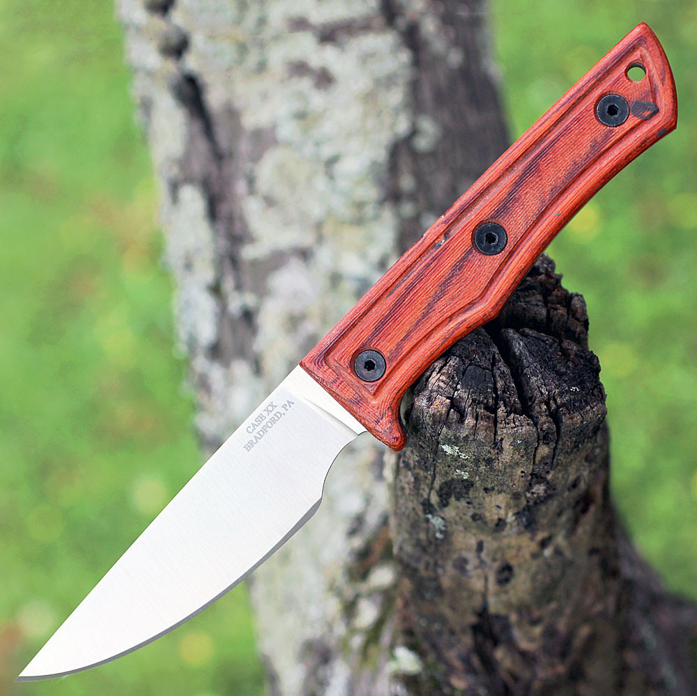 Case Hunter 66660 Fixed Blade | Orange Wood | Knifeworks
