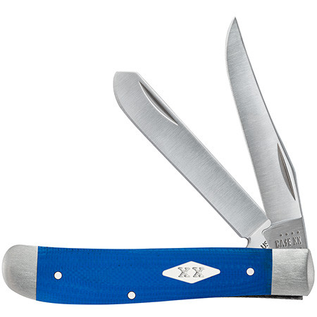 Case Mini Trapper | Blue G-10 (| Knifeworks