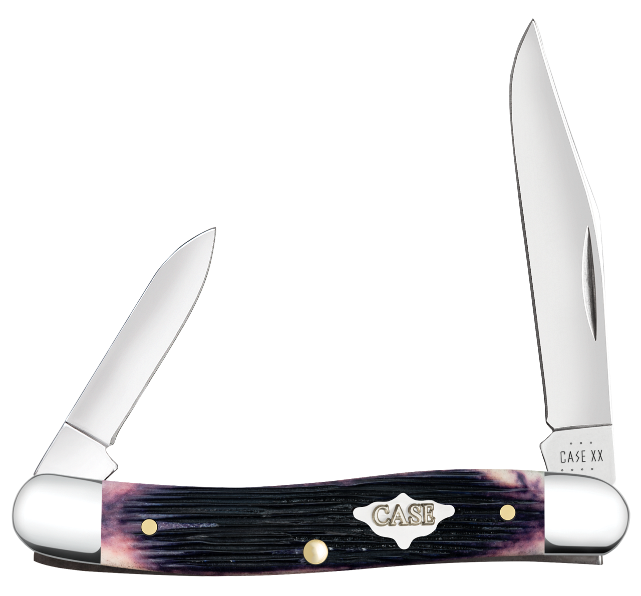 Case 09714 Barnboard Jig Purple Bone | Pen Knife | Knifeworks
